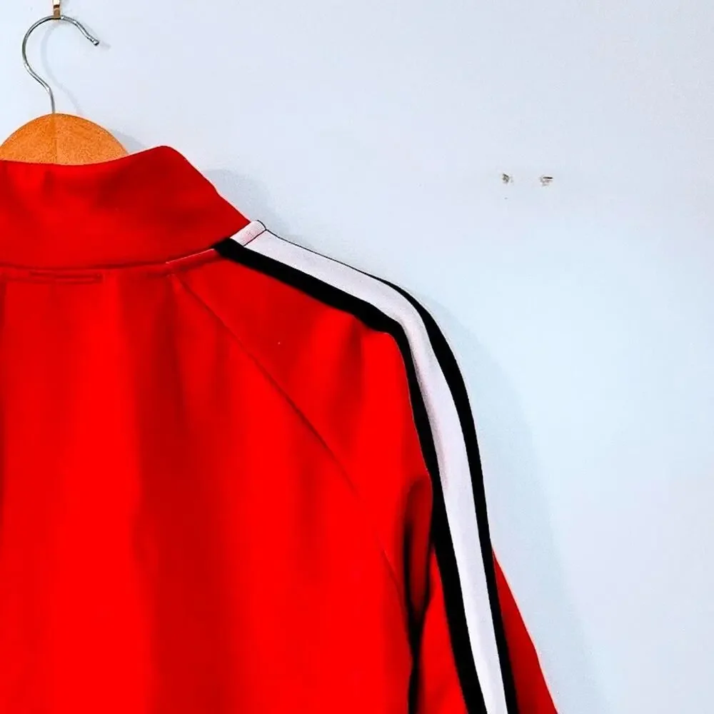 Nike Track Jacket Full Zip Black White Stripe Men’s M Y2K